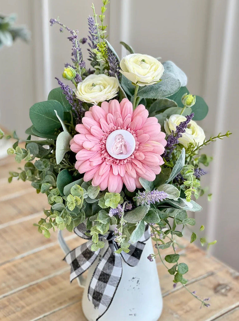 Flower Popper Pitcher Arrangement
