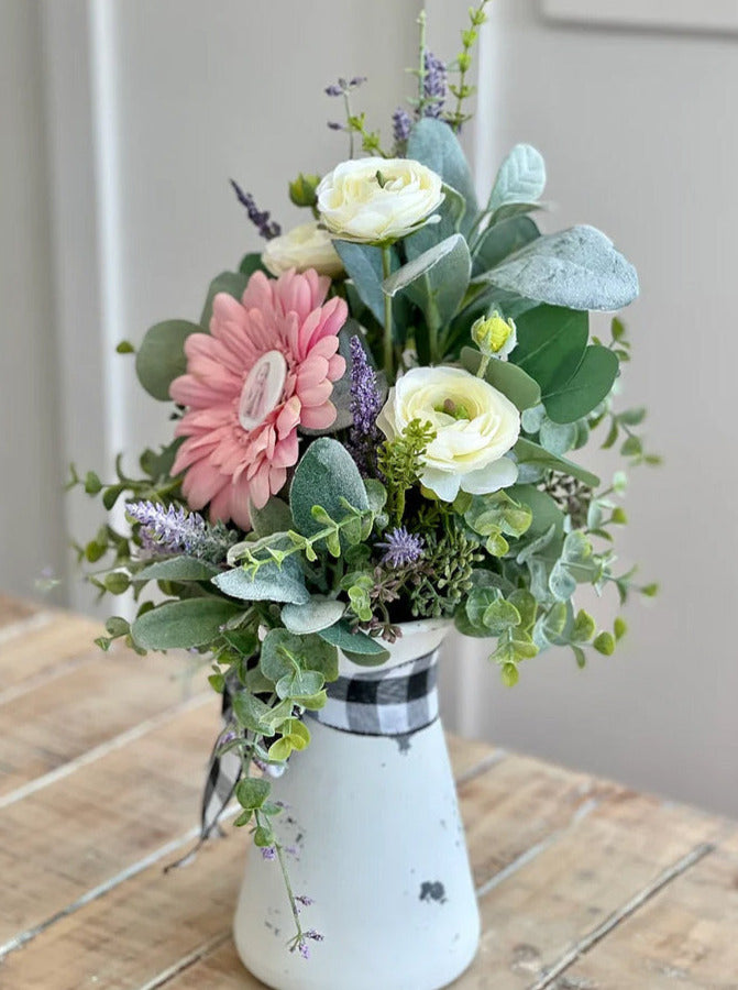 Flower Popper Pitcher Arrangement