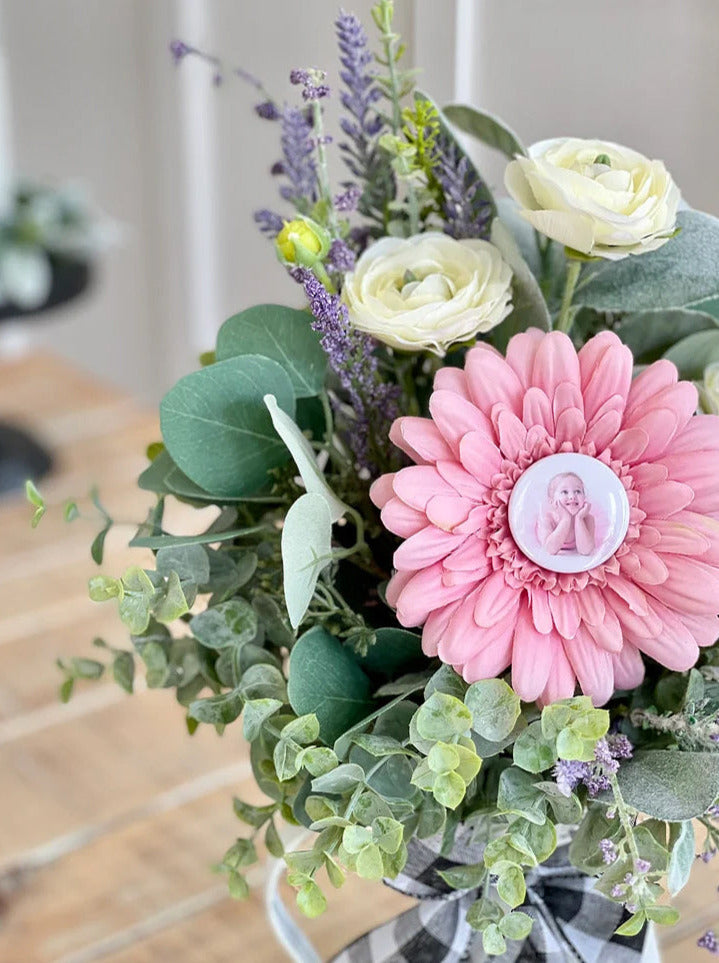 Flower Popper Pitcher Arrangement