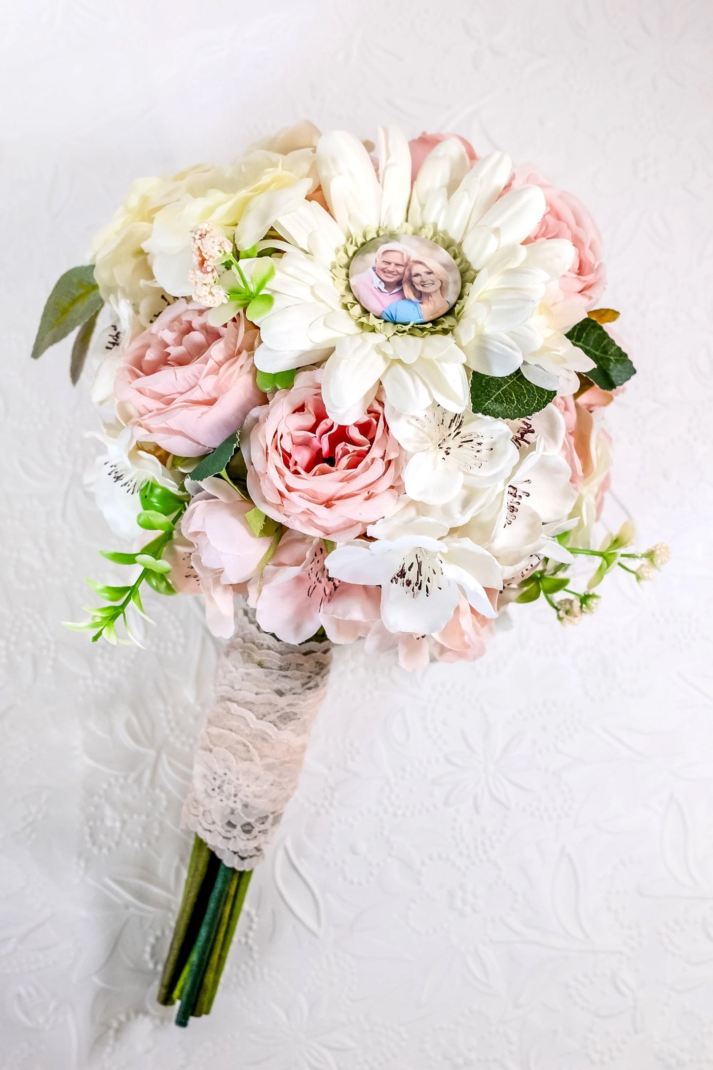 Memorial Wedding Bouquet With Photo