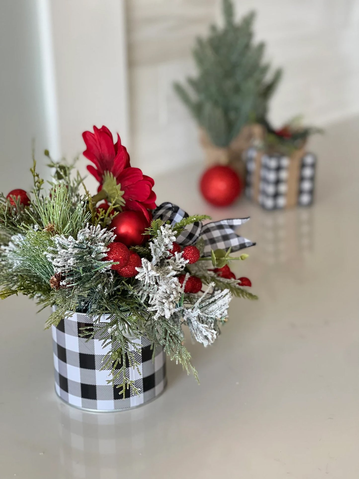 Magical Christmas Flower Popper Arrangement