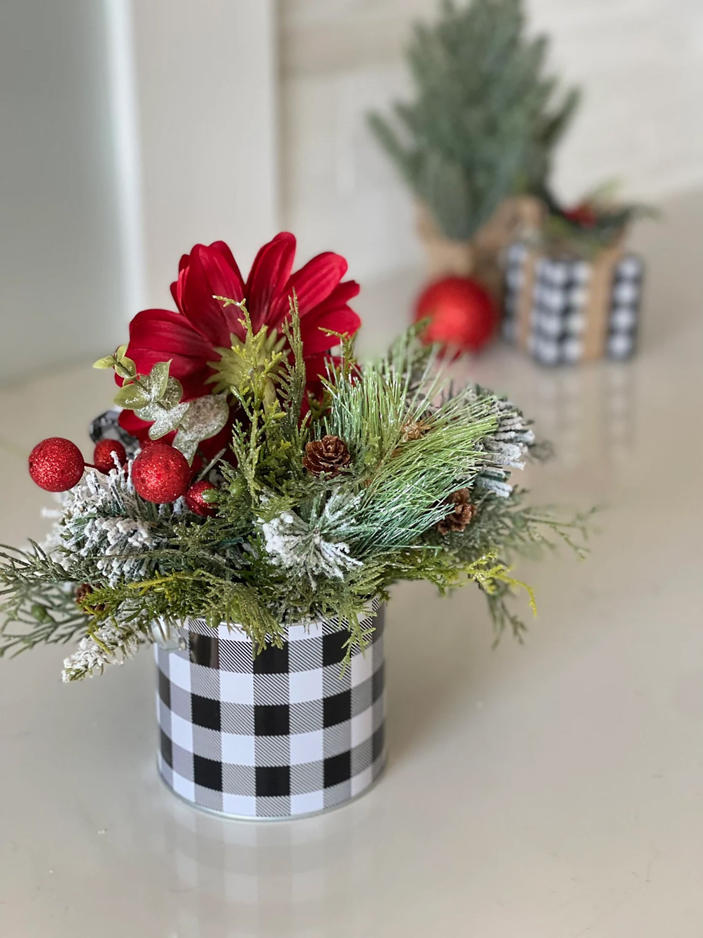 Magical Christmas Flower Popper Arrangement