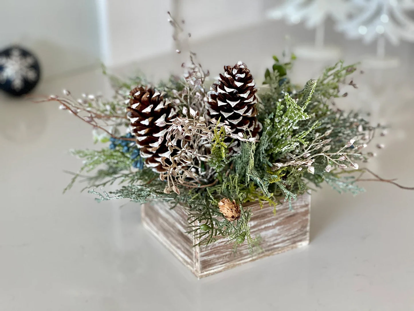 Winter Wonderland Flower Popper Arrangement