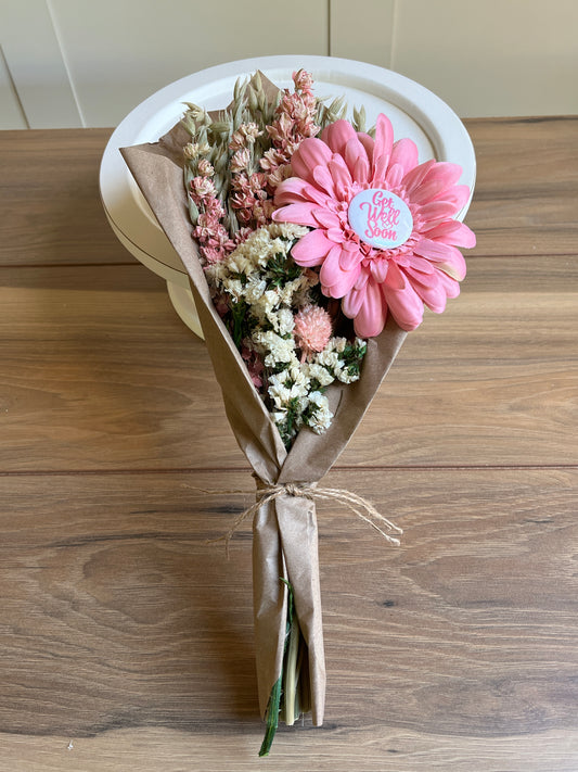 Dried Pink Bouquet