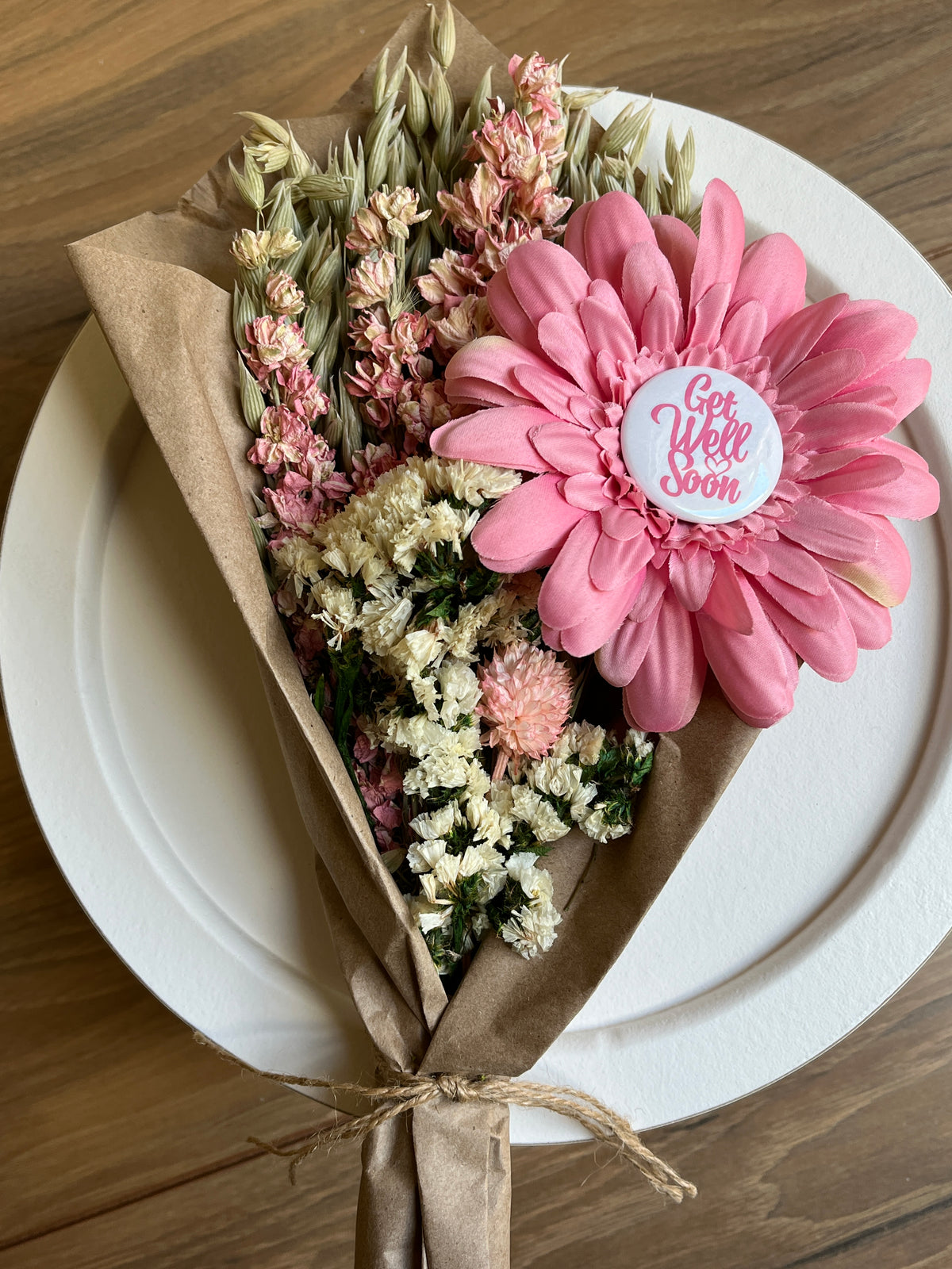 Dried Pink Bouquet