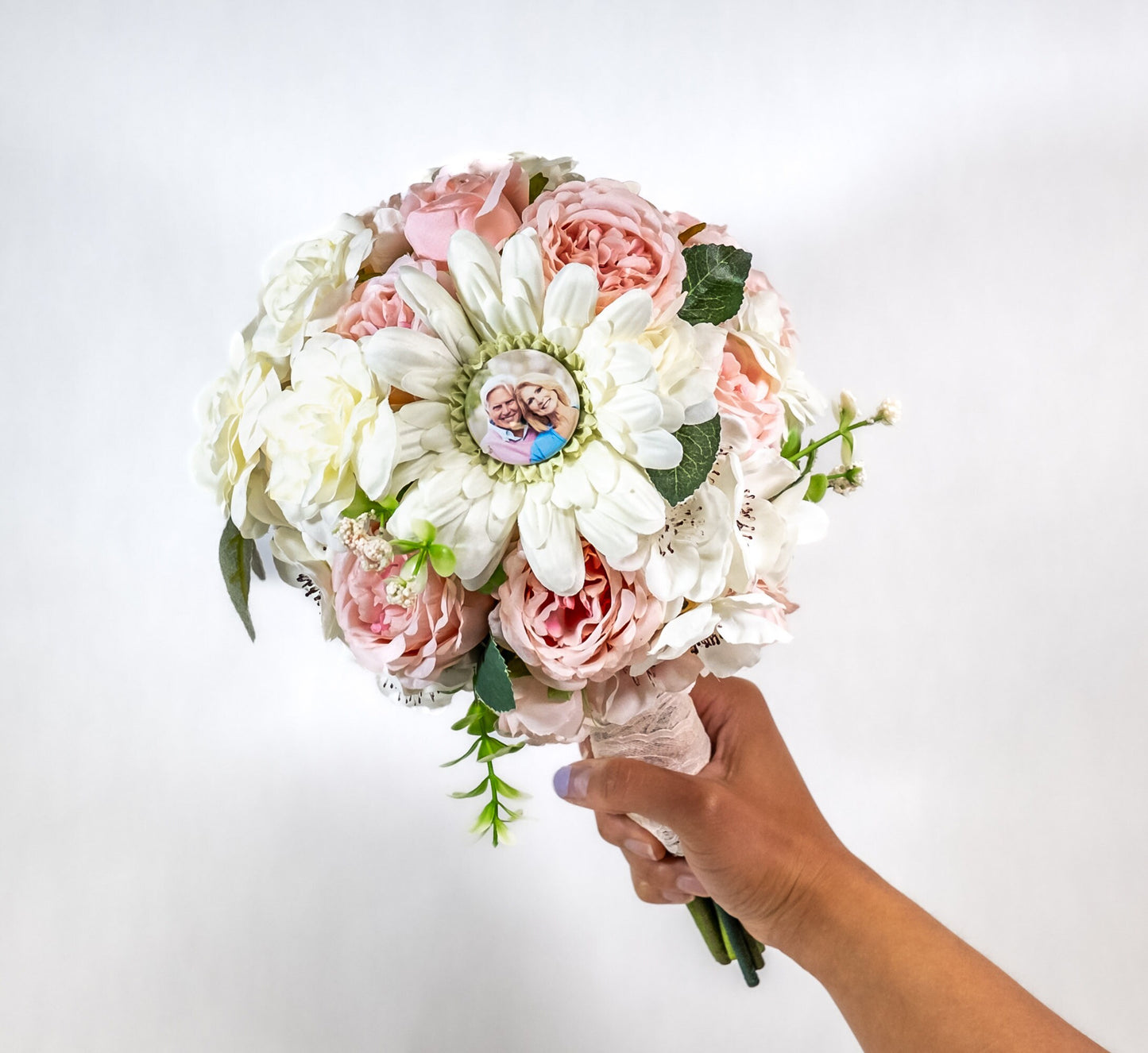 Memorial Wedding Bouquet With Photo