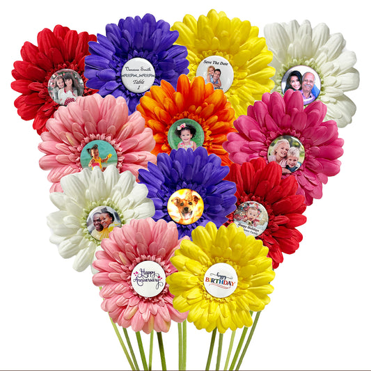 DIY - Box of 12 Long Stemmed Flower Poppers