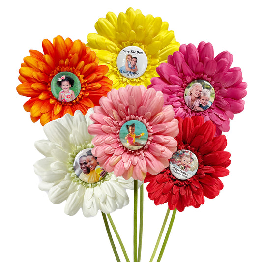 DIY - Box of 6 Long Stemmed Flower Poppers