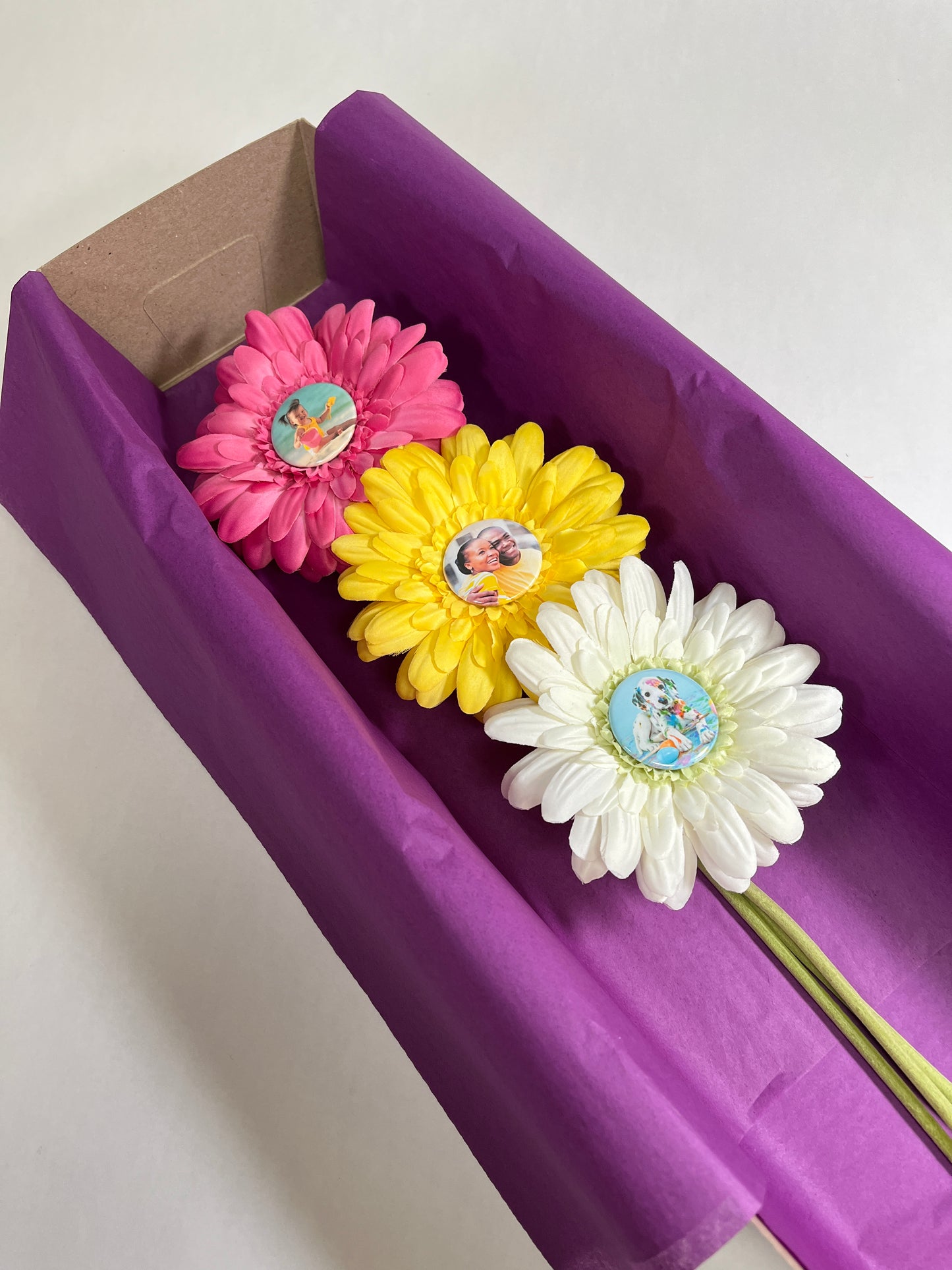 DIY - Box of 3 Long Stemmed Flower Poppers